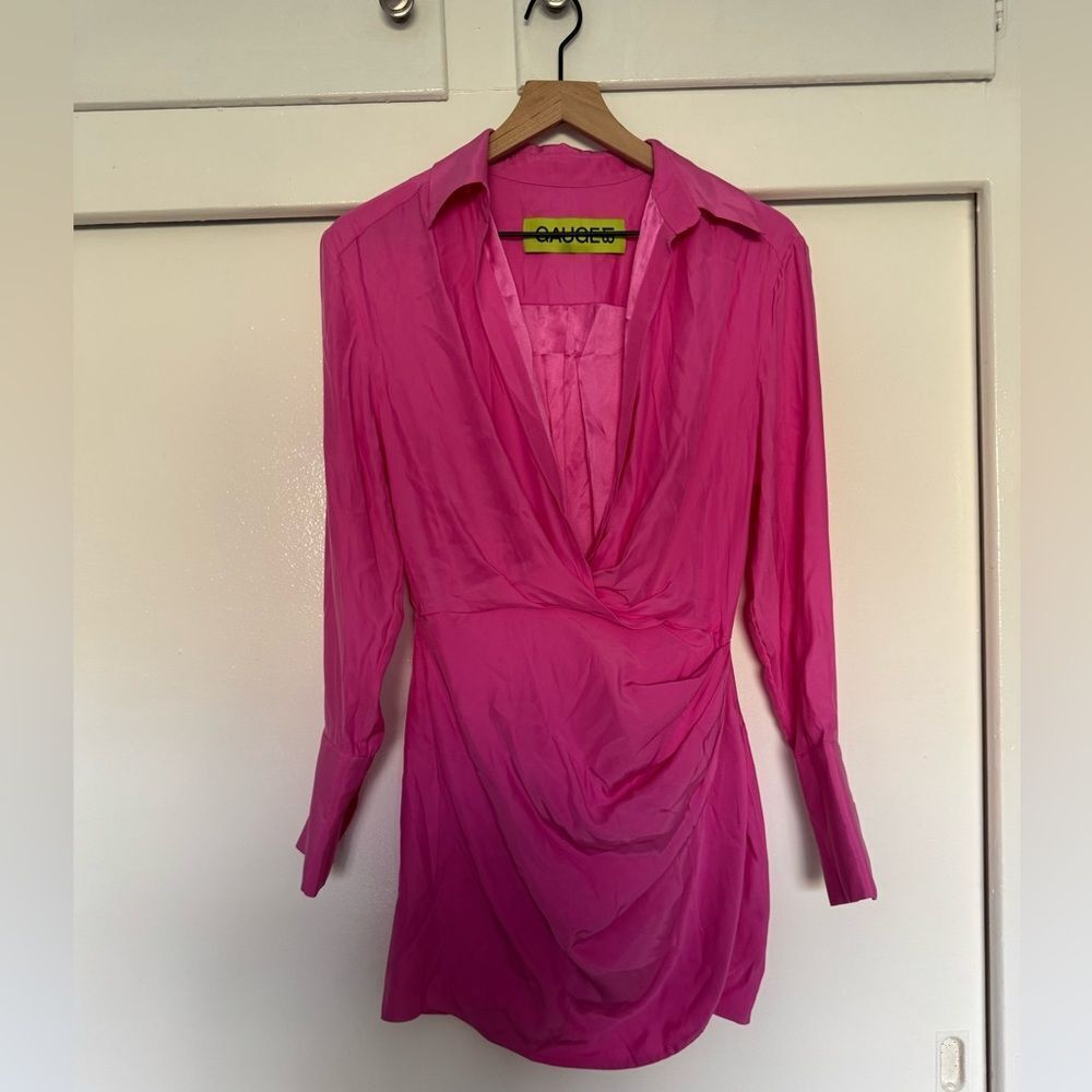 Revolve x GAUGE81 Naha Mini Silk Dress Small - Picture 3 of 12